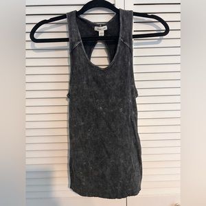 Woman's Silence + noise Urban Outfitters rustic black tank